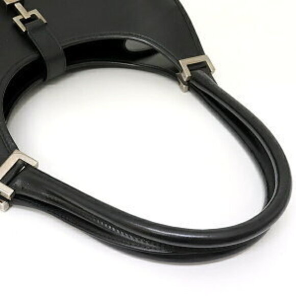 Gucci handbag black leather Jackie - Picture 5 of 6